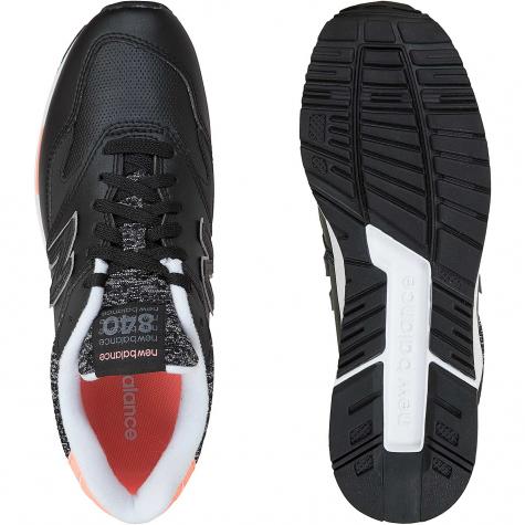 New Balance Damen Sneaker 840 Synthetik/Wildleder/Textil schwarz 