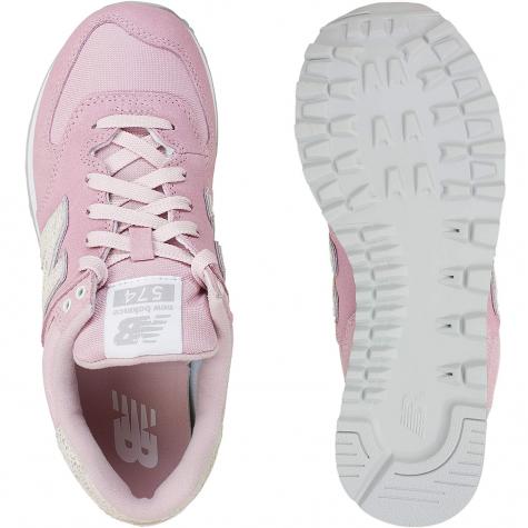 New Balance Damen Sneaker WL574 B Suede/Mesh pink 