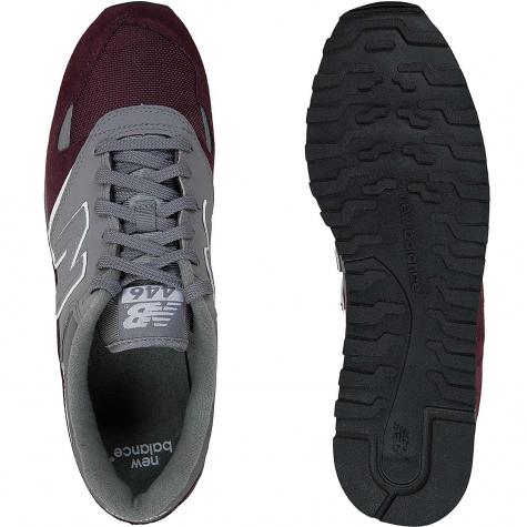 New Balance Sneaker 446 Wildleder/Textil weinrot/grau 
