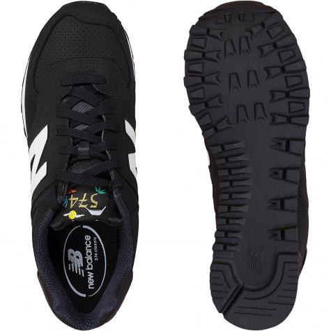 New Balance Sneaker ML574 D Textil/Synthetik schwarz 