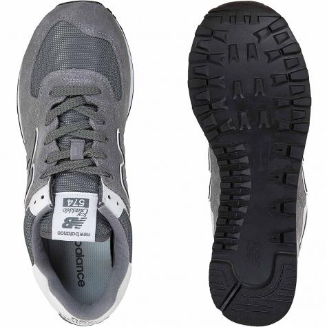 New Balance Sneaker 574 Wildleder/Mesh dunkelgrau 