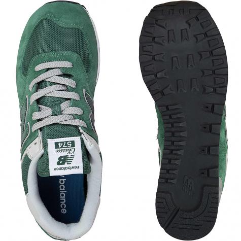 New Balance Sneaker 574 Wildleder/Mesh/Synthetik dunkelgrün 