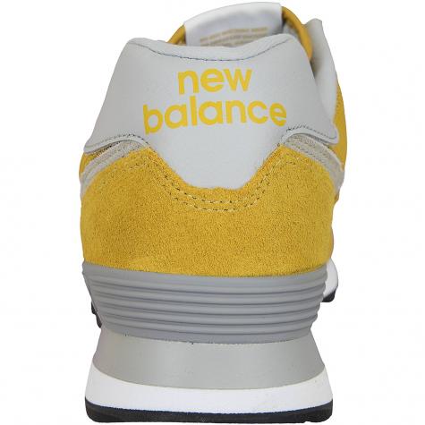 New Balance Sneaker 574 Wildleder/Mesh/Synthetik gelb 