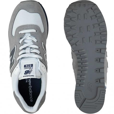 New Balance Sneaker 574 Wildleder/Textil grau 