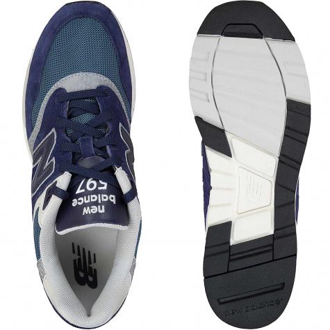 New Balance Sneaker 597 Wildleder/Textil/Synthetik dunkelblau 