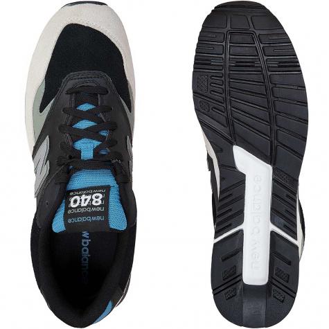 New Balance Sneaker 840 Leder/Textil weiß/schwarz/blau