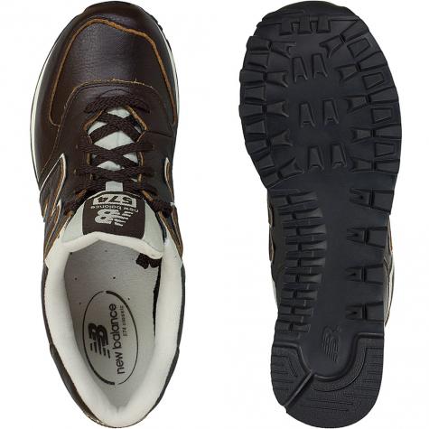 New Balance Sneaker ML 574 D Leather braun