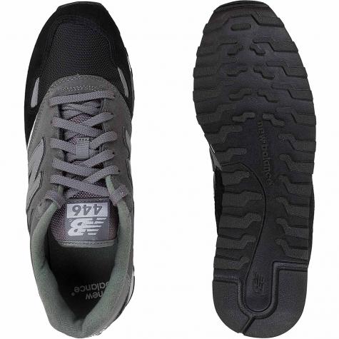 New Balance Sneaker U446 D Leather/Textile/Synthetik grau/schwarz 