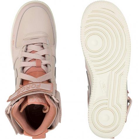Nike Damen Sneaker Air Force 1 High Utility beige/rosa