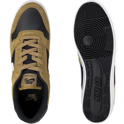 Nike SB Sneaker Delta Force Vulc braun/schwarz/weiß 