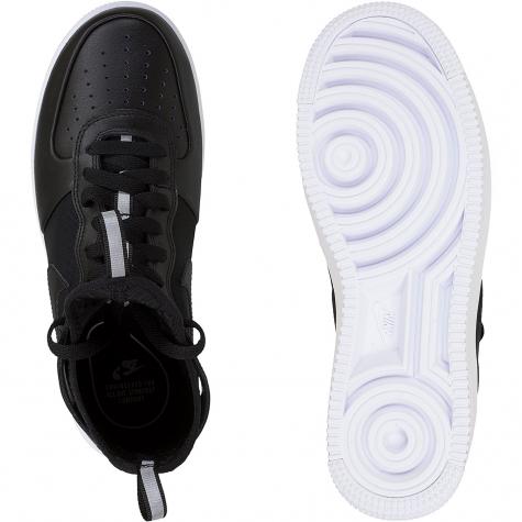 Nike Damen Sneaker Air Force 1 UF Mid schwarz/schwarz 