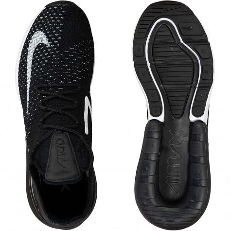 Nike Damen Sneaker Air Max 270 Flyknit schwarz/weiß 