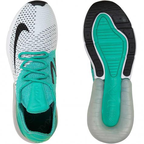 Nike Damen Sneaker Air Max 270 Flyknit emerald/schwarz 