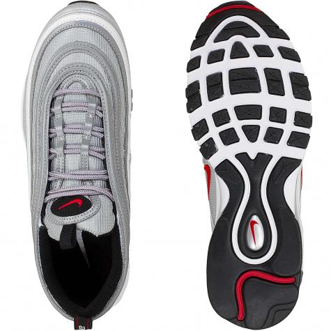 Nike Damen Sneaker Air Max 97 OG silber/rot 