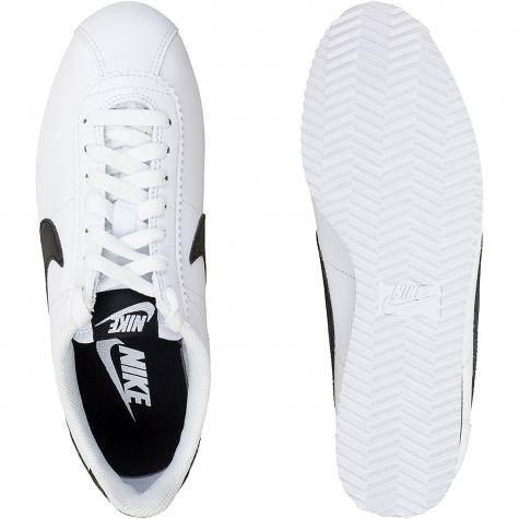 Nike Damen Sneaker Classic Cortez Leather weiß/schwarz