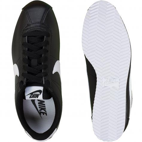 Nike Damen Sneaker Cortez Leather schwarz/weiß 