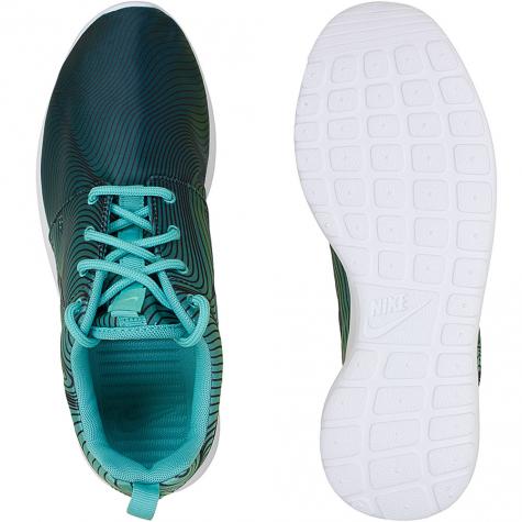 Nike Damen Sneaker Roshe One Print teal/grün 