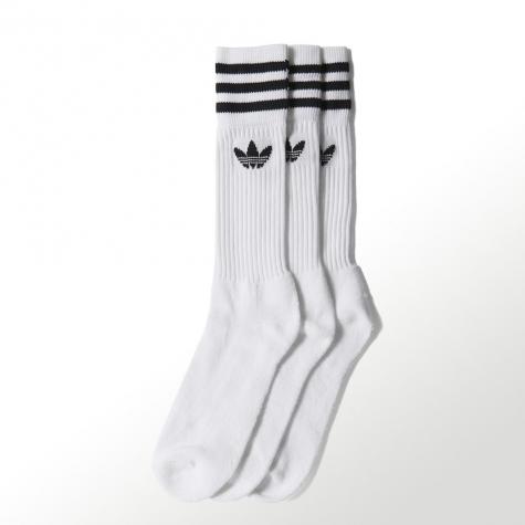 Adidas Solid Crew Socks 3er Pack weiß 