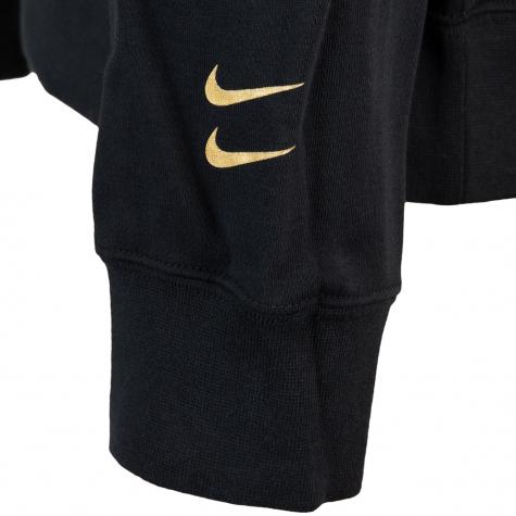 Nike Swoosh Sweatshirt Pullover schwarz 