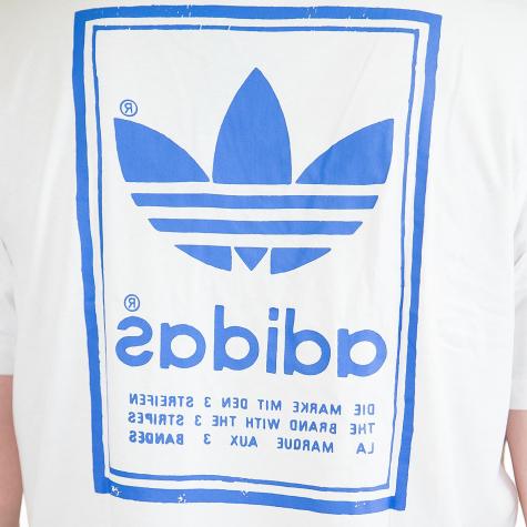 Adidas Originals T-Shirt Vintage weiß/blau 