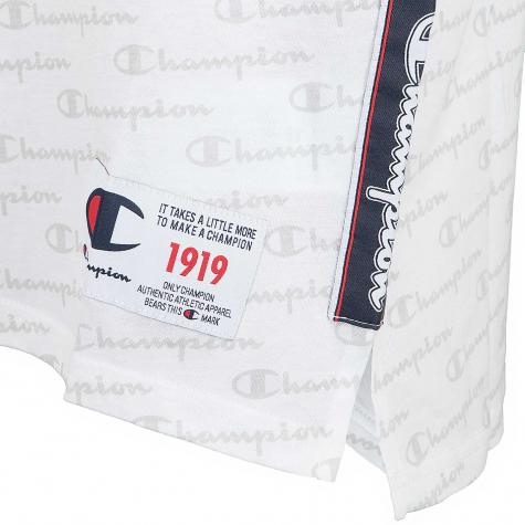 Champion T-Shirt Allover-Print weiß 