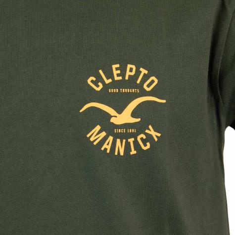Cleptomanicx Games Herren T-Shirt grün 