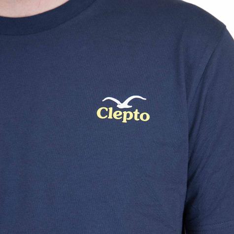 Cleptomanicx T-Shirt Pong dunkelblau 