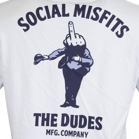 The Dudes T-Shirt Mr Finger weiß 