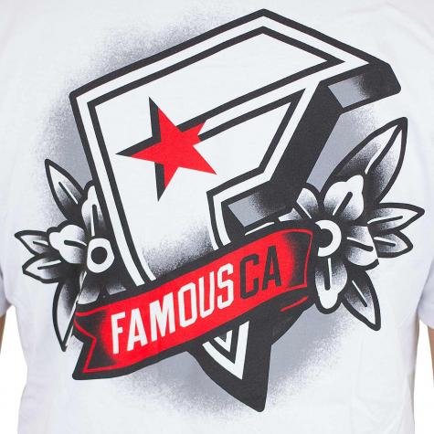 Famous Stars And Straps T-Shirt Famous CA weiß 