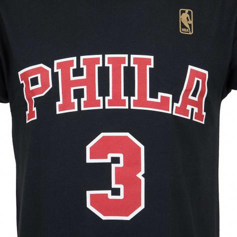 Mitchell & Ness T-Shirt Philadelphia 76ers Iverson schwarz 