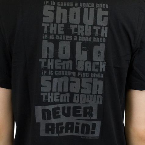 St.Pauli T-Shirt Gegen Rechts schwarz