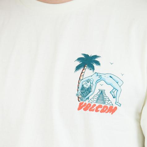 Volcom T-Shirt Cryptic Isle dirt weiß 