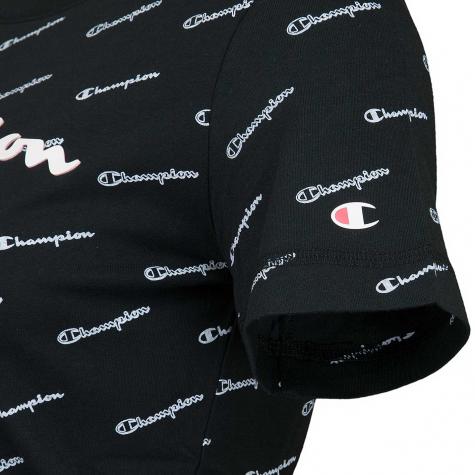 Champion Damen T-Shirt Crewneck schwarz/weiß 