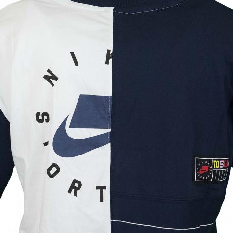 Nike Damen T-Shirt Mash-Up weiß/schwarz 
