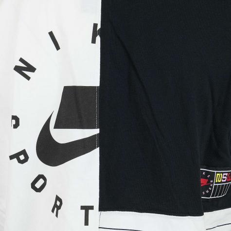 Nike Damen T-Shirt Mash-Up weiß/schwarz 