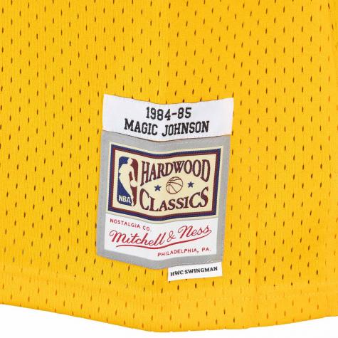 Mitchell & Ness NBA Swingman Magic Johnson L.A. Lakers 84/85 Trikot gelb 