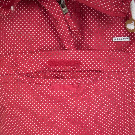 Ragwear Damen Windbreaker Melany Dots rot