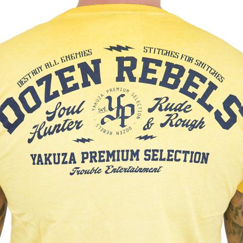 Yakuza Premium T-Shirt Vintage 206 gelb 