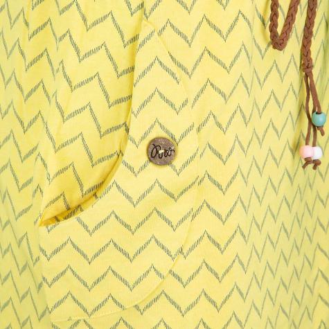 Ragwear Kleid Tag Zig Zag gelb 