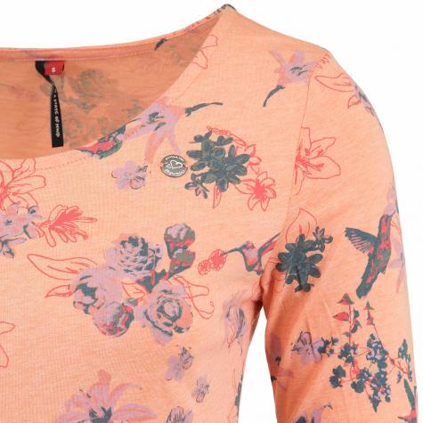 Ragwear Kleid Tanya Flowers E orange 