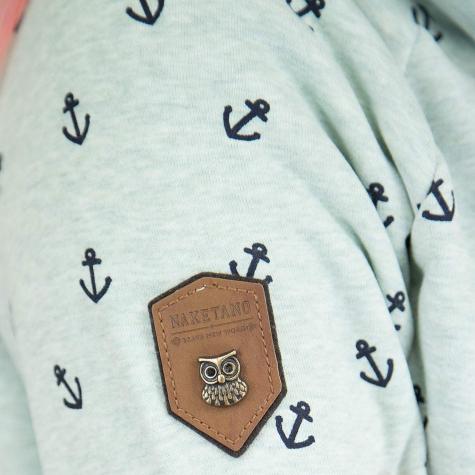 Naketano Damen Zip-Hoody Scheideanstalt Mothership nasty mint