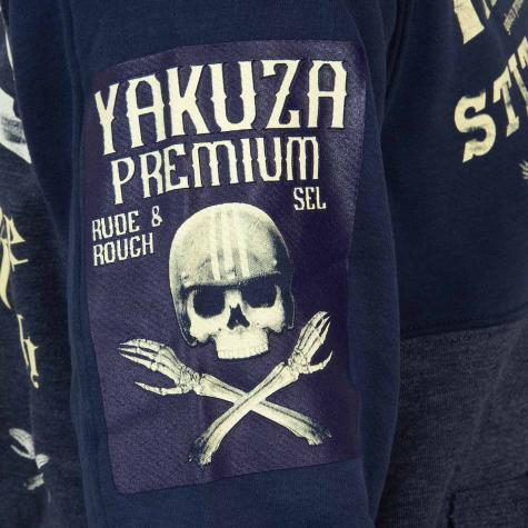 Yakuza Premium Hoody 3074 dunkelblau 
