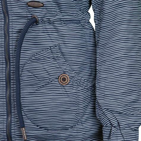 Alife & Kickin Damen-Jacke Charlotte A dunkelblau/grau