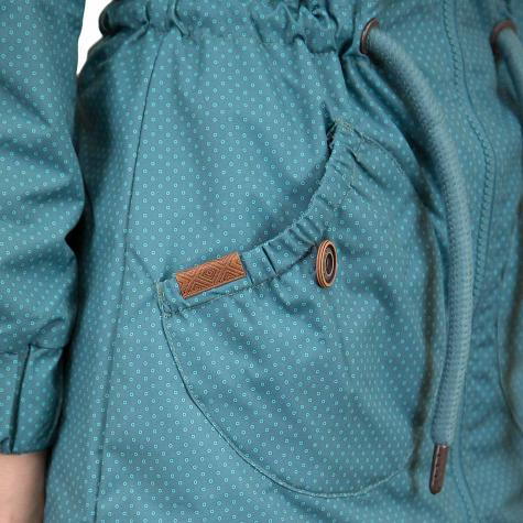 Alife & Kickin Damen-Jacke Charlotte A sky dots türkis 