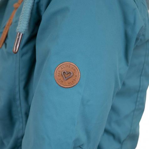 Alife & Kickin Damen Übergangsjacke Girls Kiddo türkis