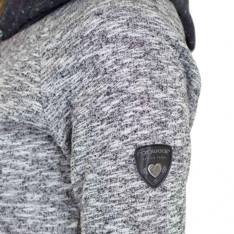 Ragwear Kleid Bess schwarz meliert 