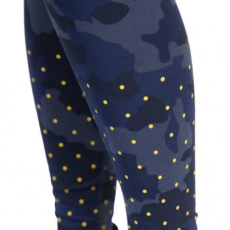 Nike Leggings Polka Dots blau/gelb 