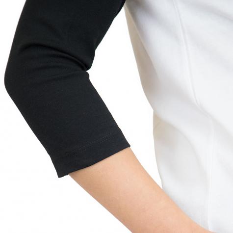 Vans Damen Longsleeve Full Patch Raglan weiß/schwarz