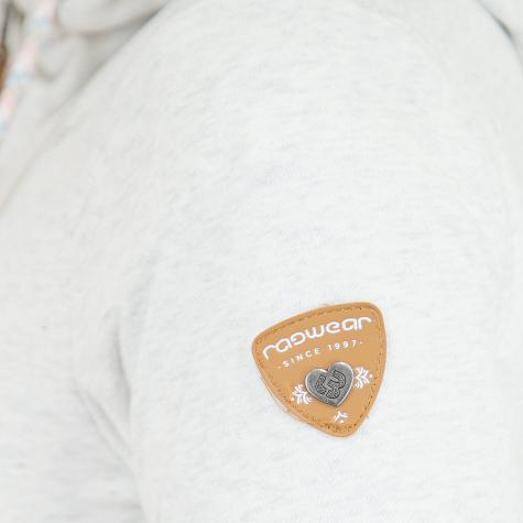 Ragwear Damen Zip-Hoody Yoda weiß 