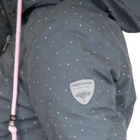 Ragwear Damen-Jacke Lynx Dots dunkelgrau 